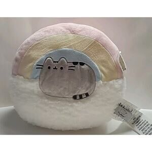 Pusheen Cat Cloud Rainbow 13 Inch Plush Pillow